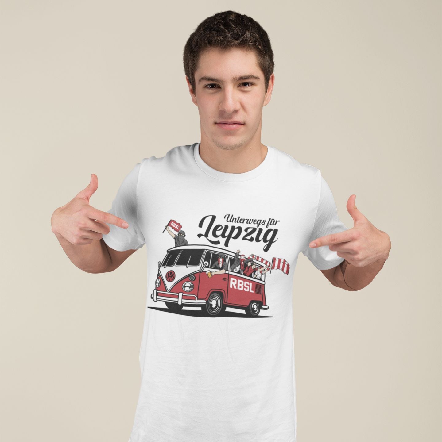 T-Shirt "Unterwegs für Leipzig"