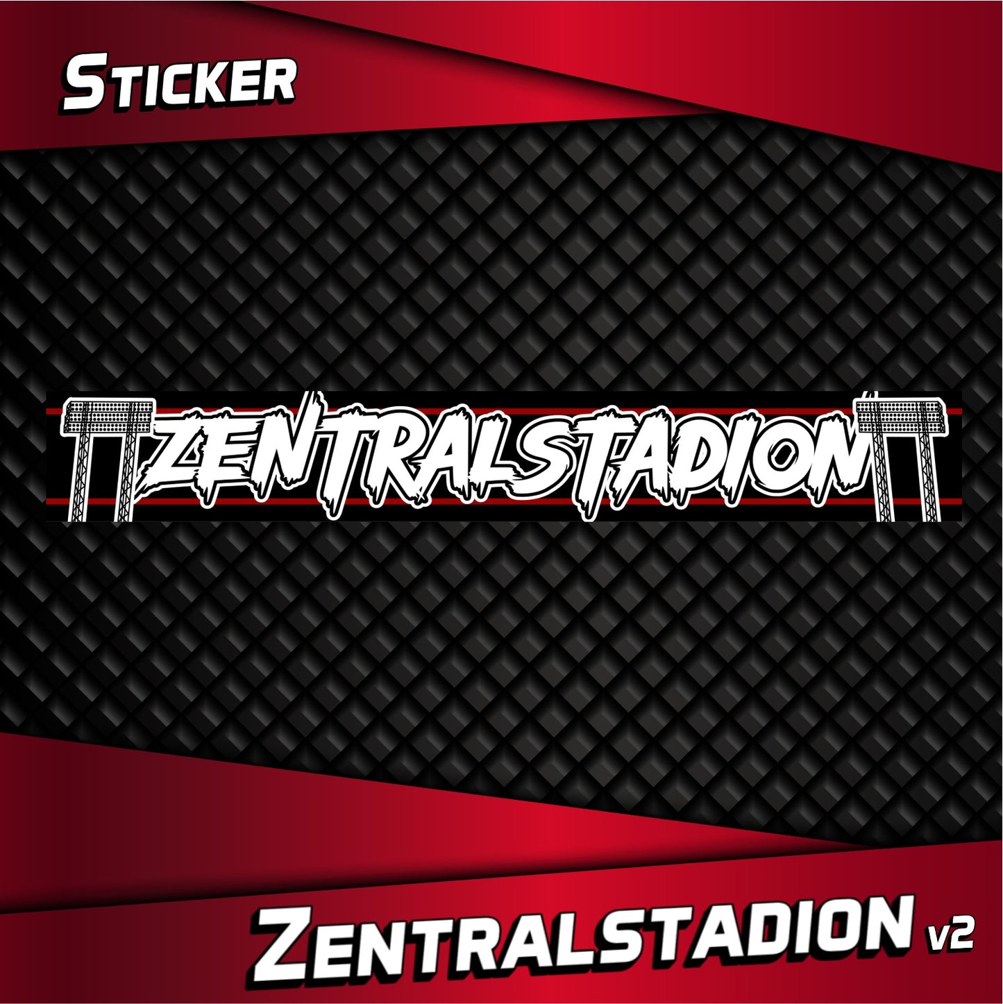Aufkleber "Zentralstadion" v2