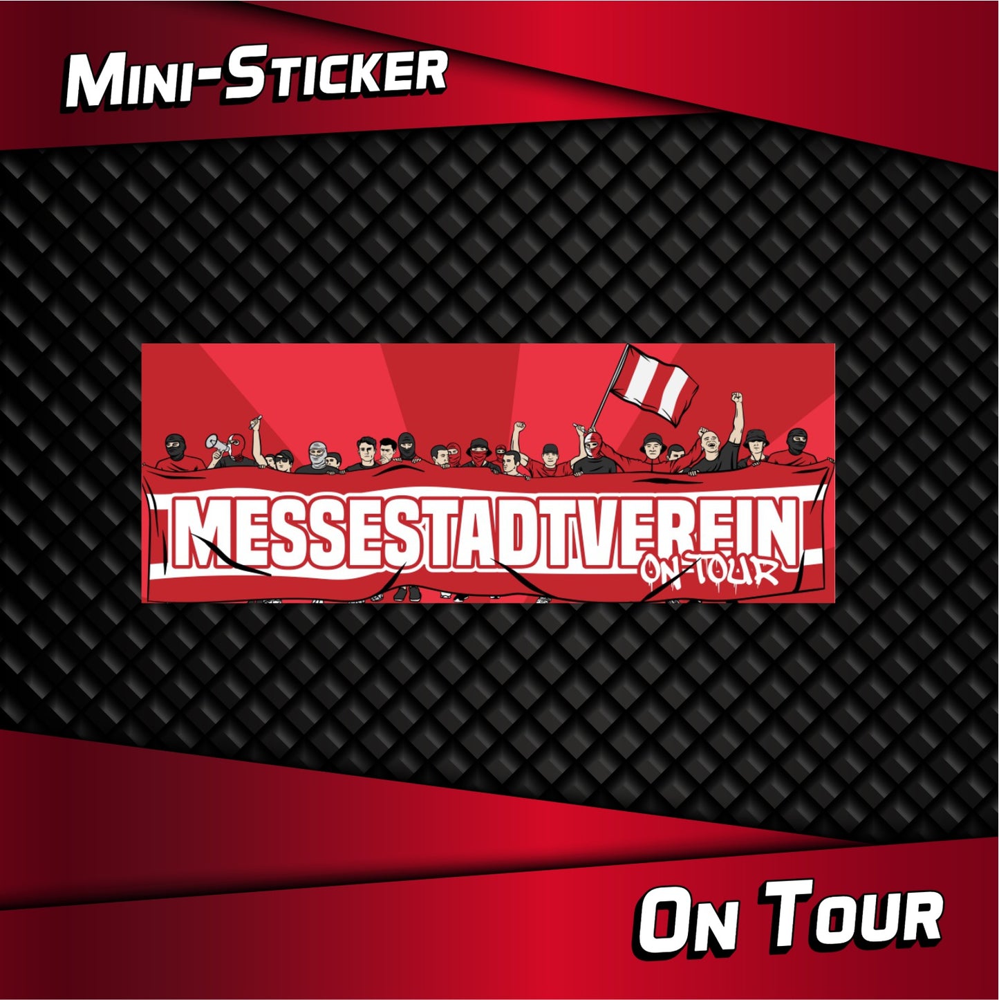 Mini-Aufkleber "On Tour" (20 Stück)