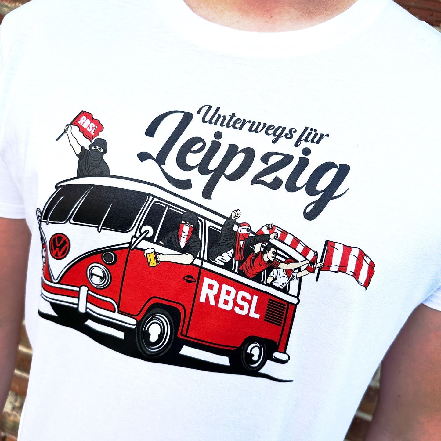 T-Shirt "Unterwegs für Leipzig"