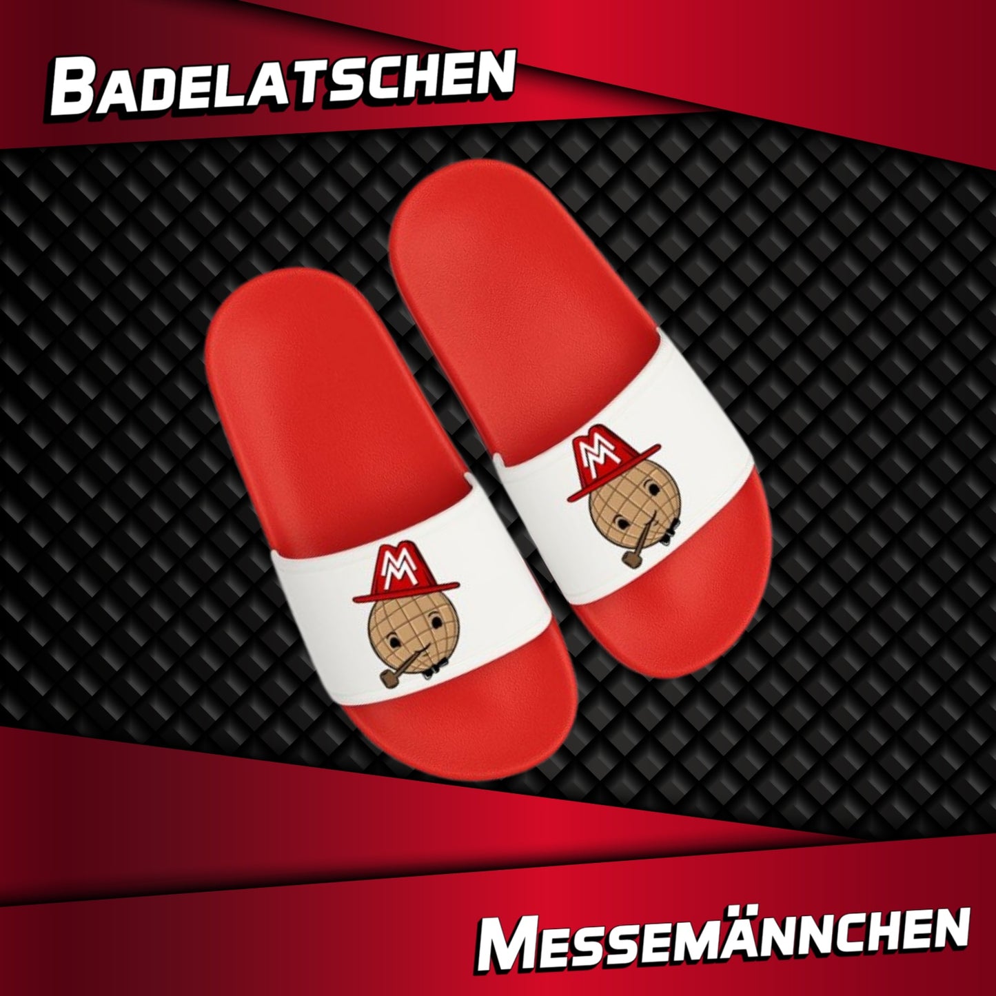 Badelatschen "Messemännchen"