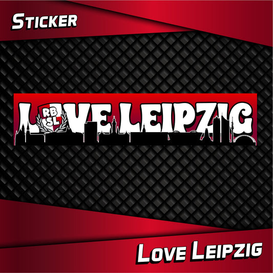 Aufkleber "Love Leipzig"