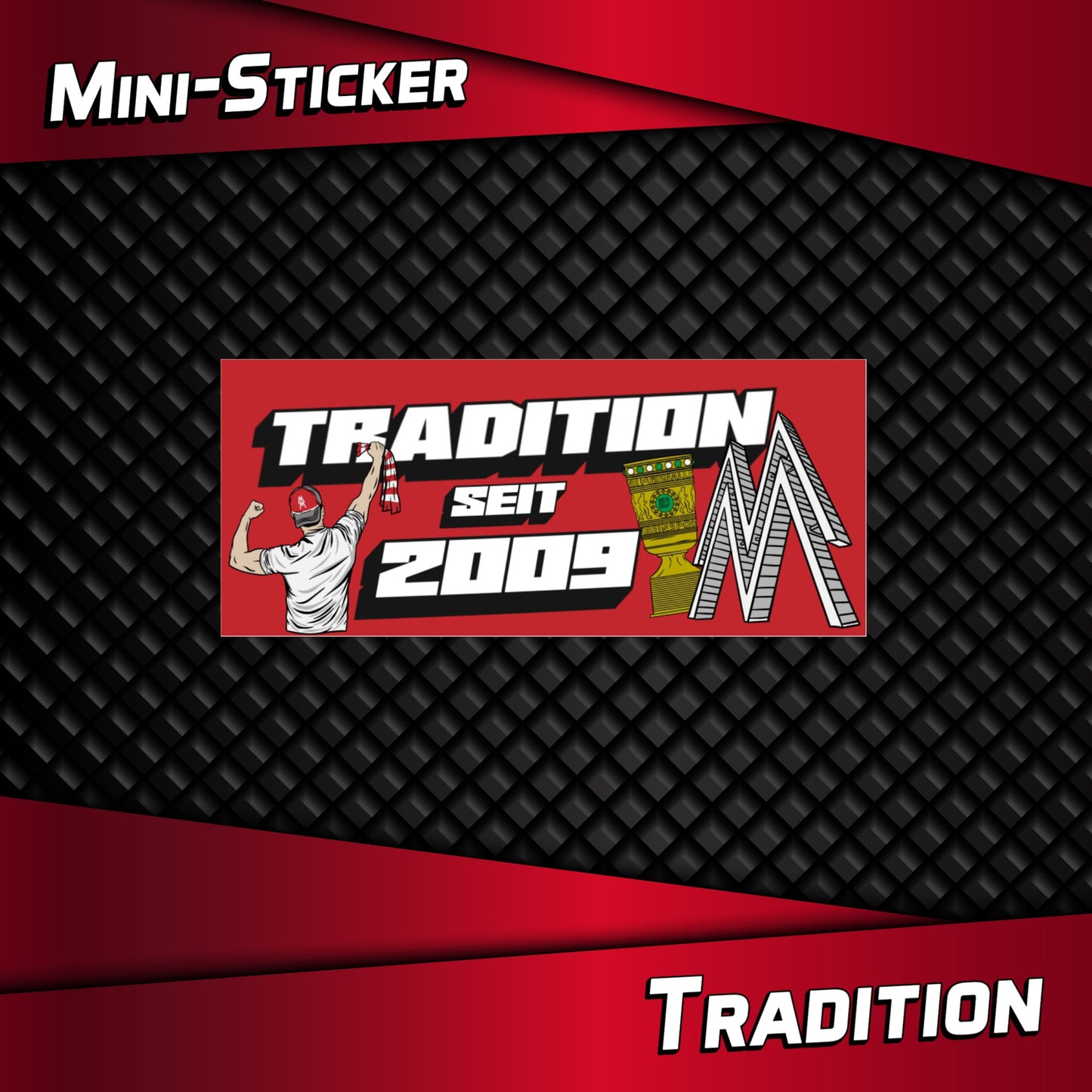 Mini-Aufkleber "Tradition" (20 Stück)