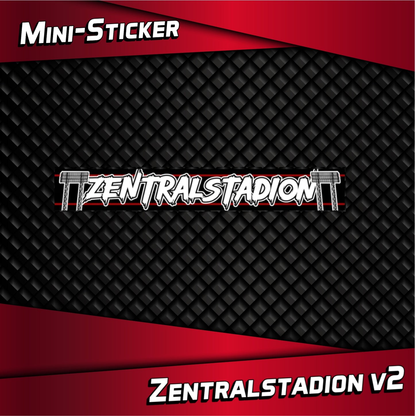 Mini-Aufkleber "Zentralstadion" (20 Stück)