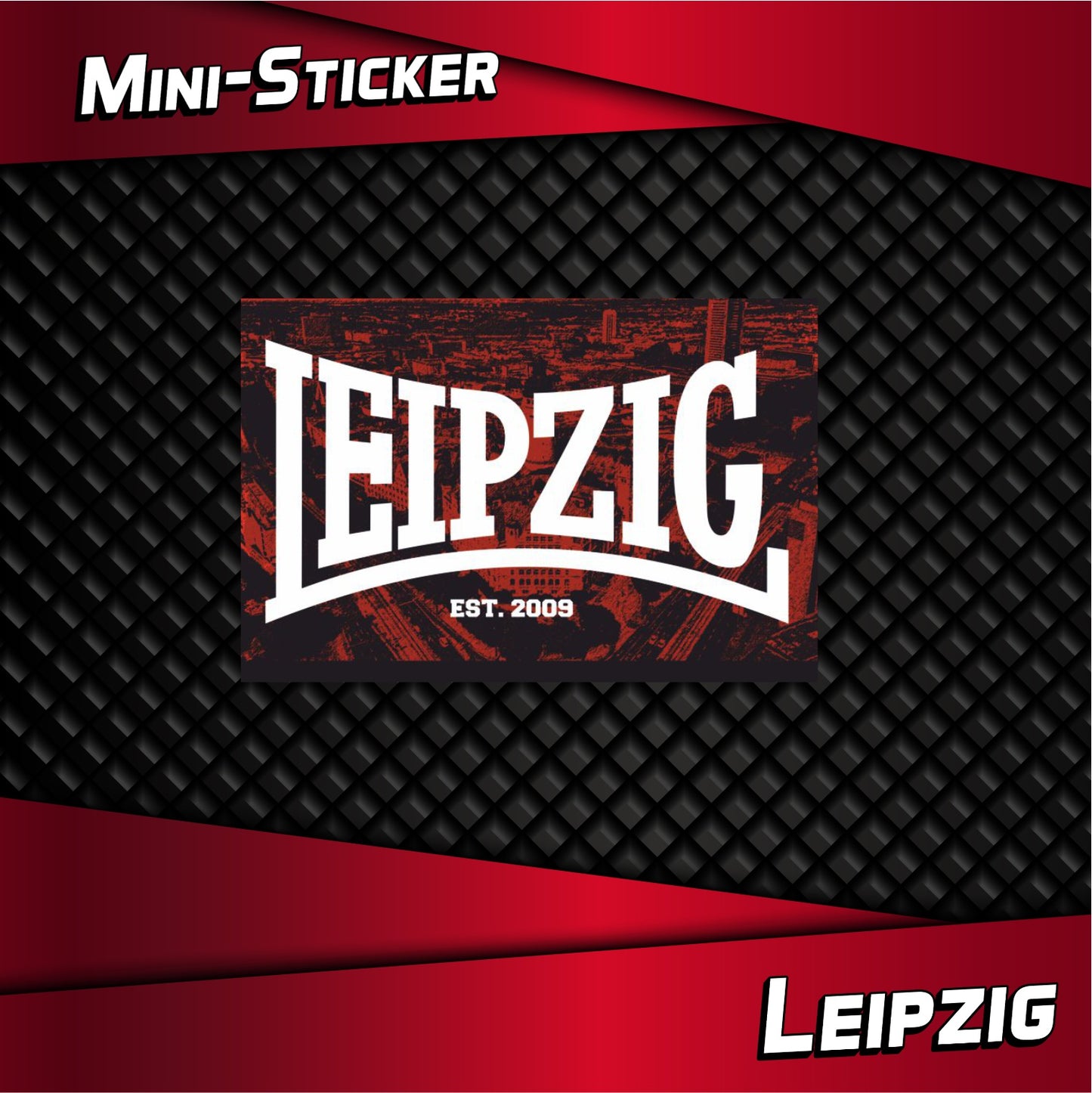 Mini-Aufkleber "Leipzig" (20 Stück)