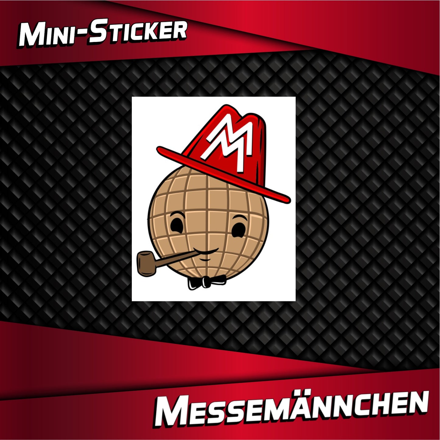 Mini-Aufkleber "Messemännchen" (20 Stück)