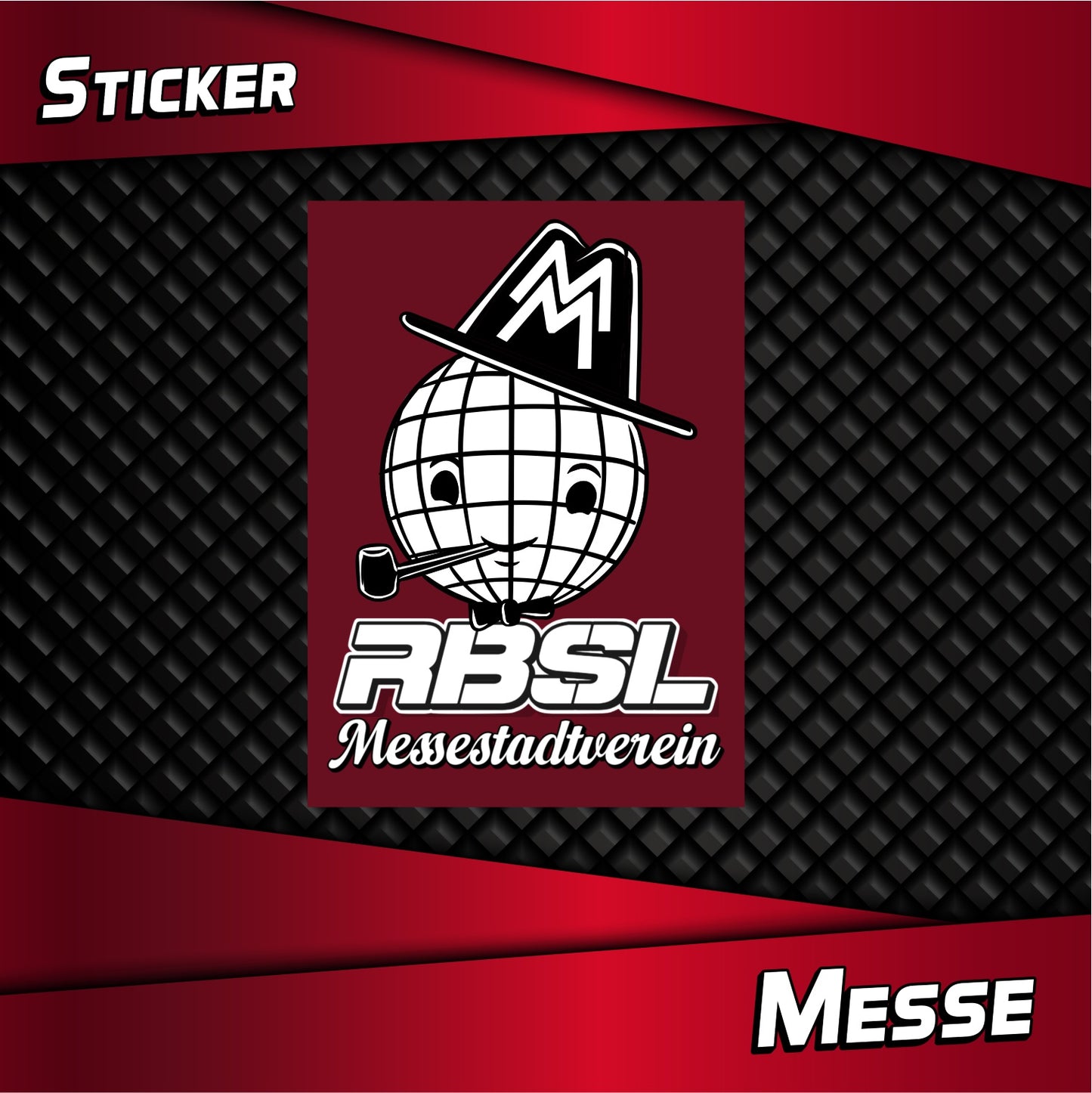 Aufkleber "Messe"