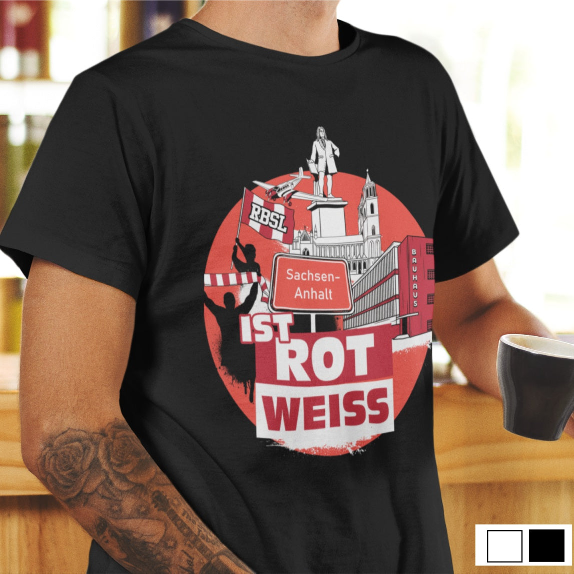 T-Shirt "Sachsen-Anhalt ist rot-weiss"