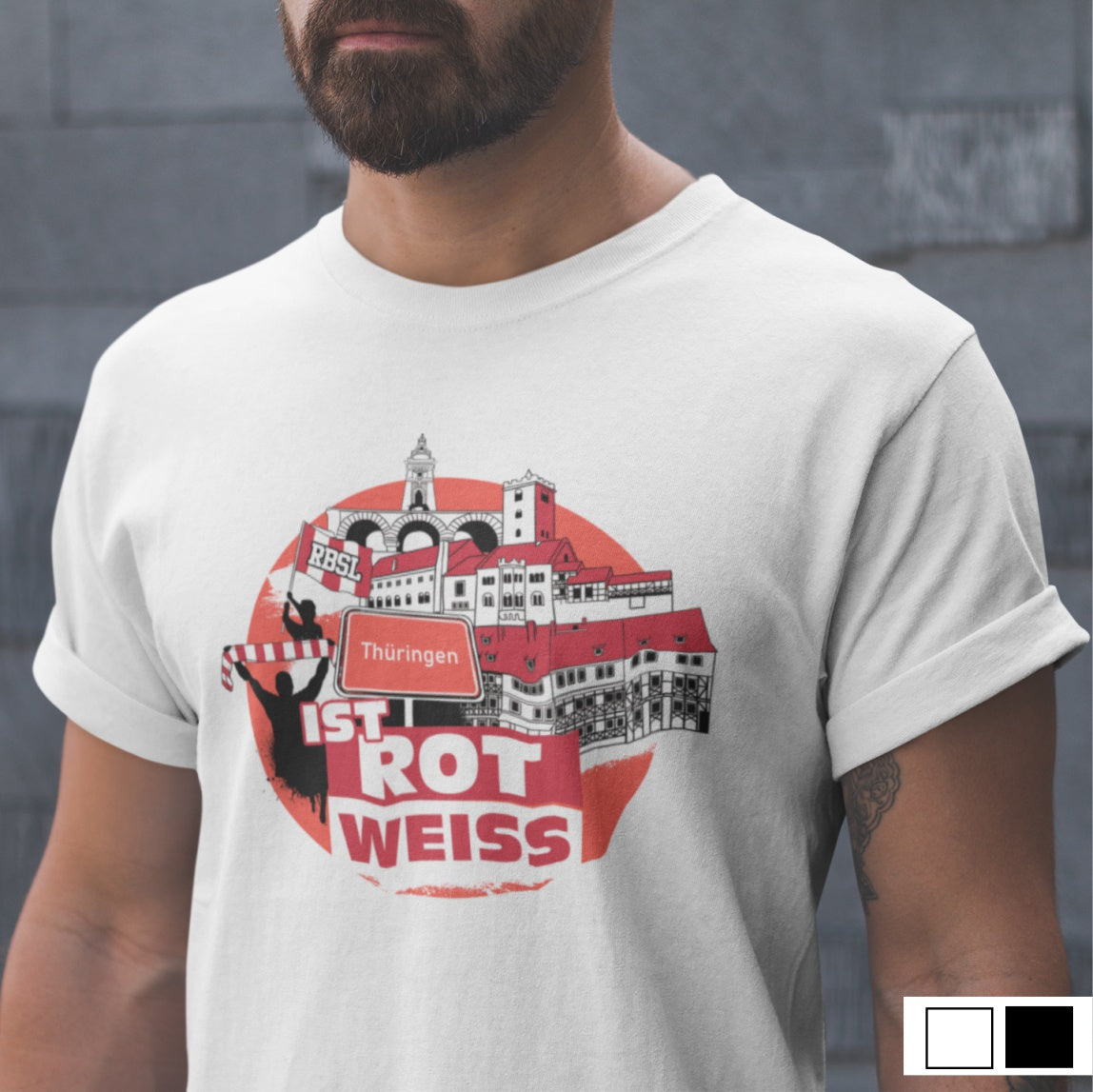 T-Shirt "Thüringen ist rot-weiss"