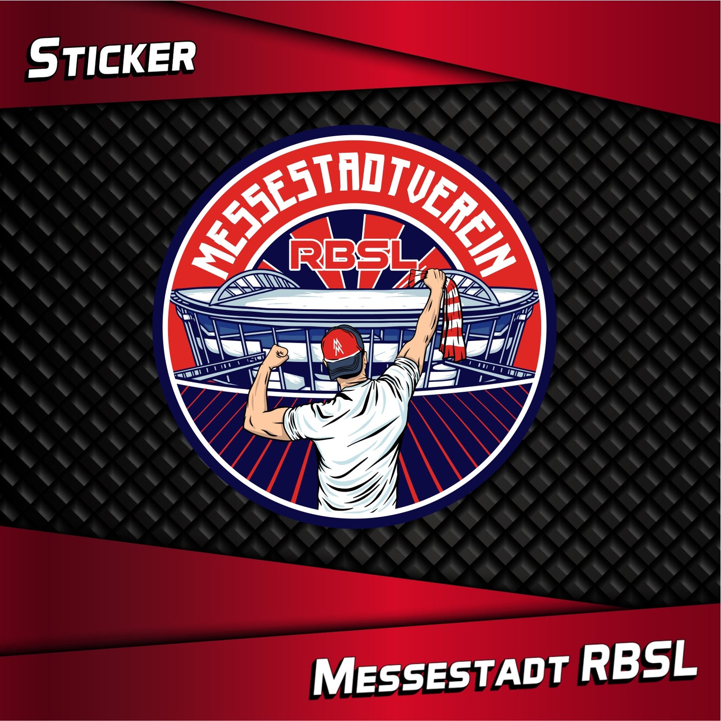 Aufkleber "Messestadt RBSL"