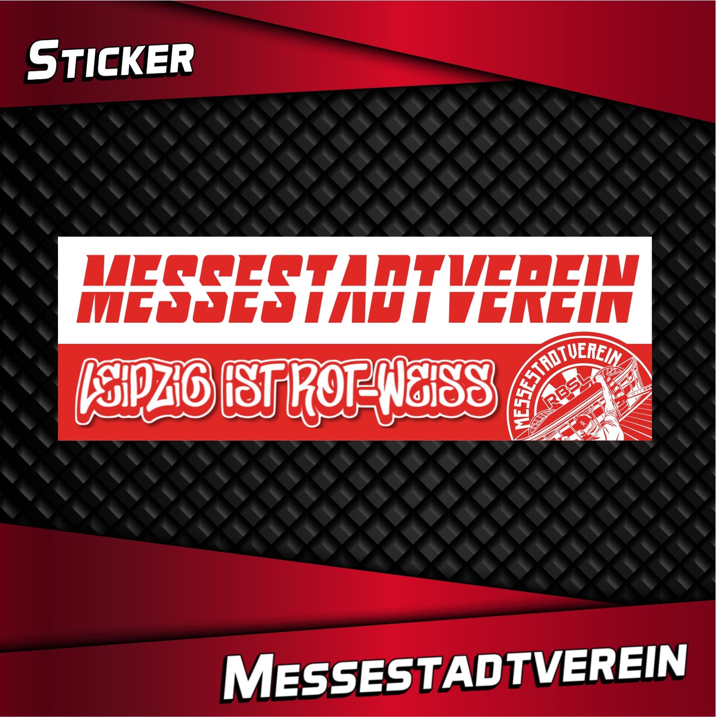 Aufkleber "Messestadtverein"