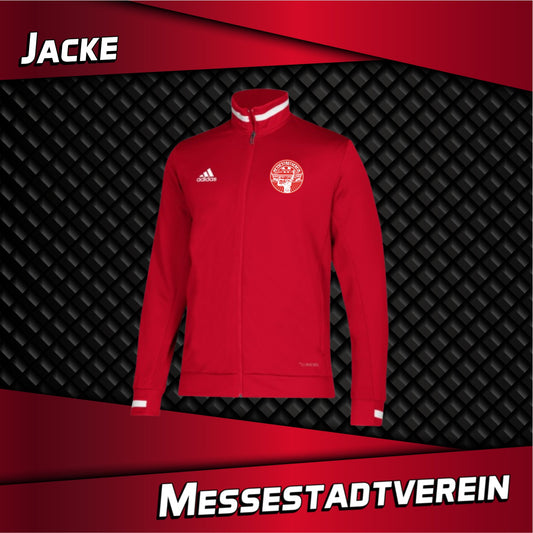 Trainingsjacke rot "Messestadtverein"