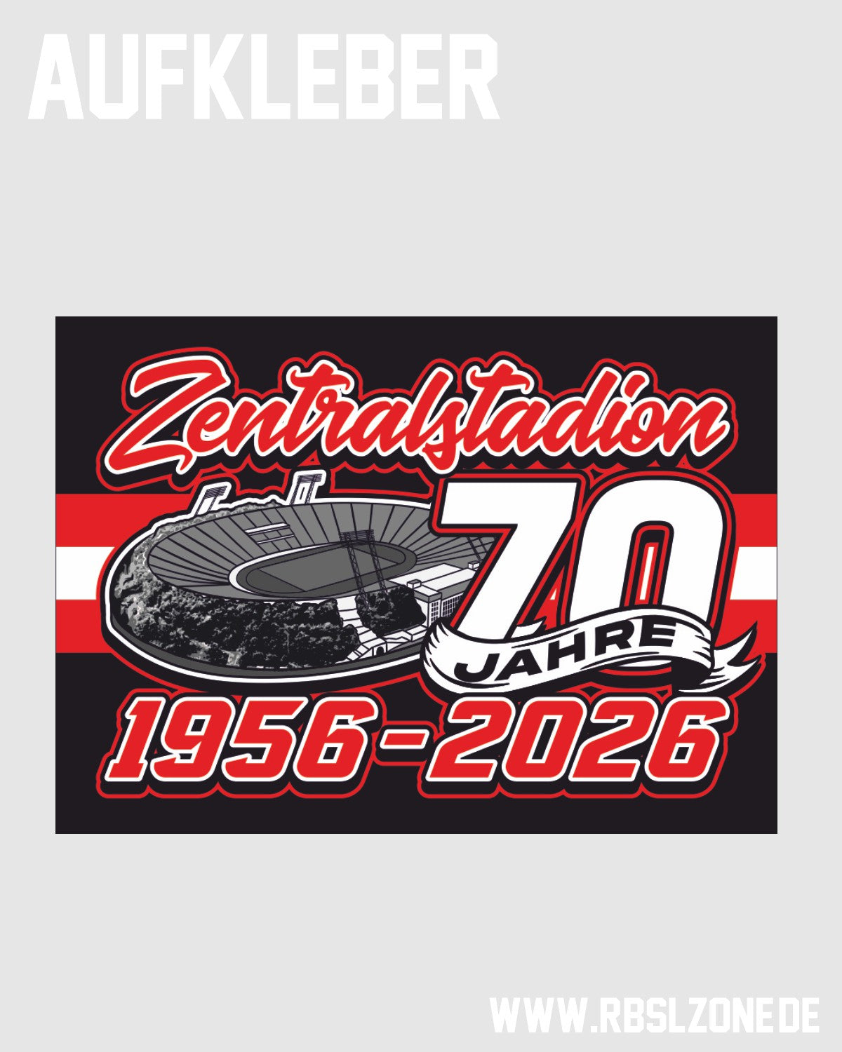 Aufkleber "70 Jahre Zentralstadion"