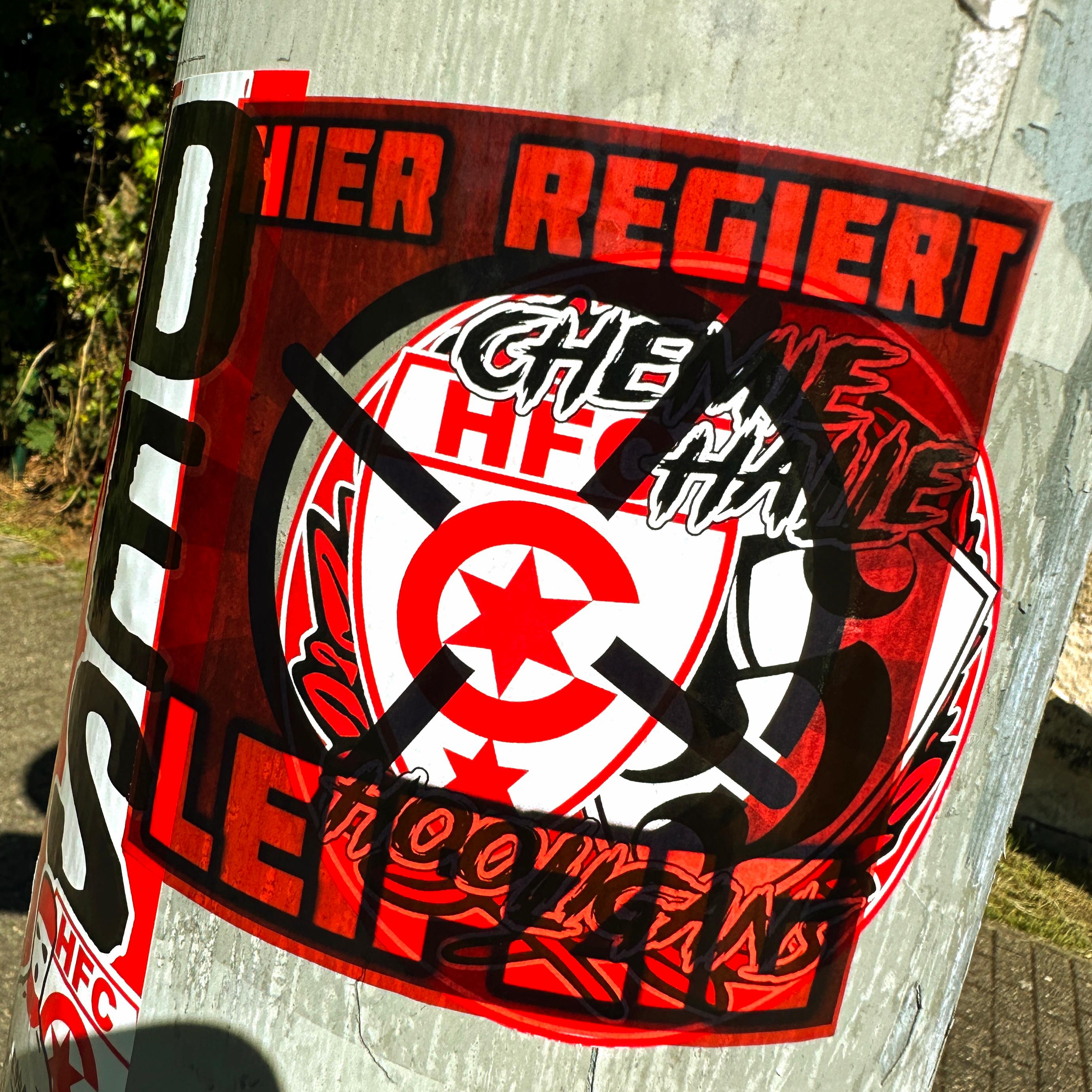 Aufkleber "Hier regiert Leipzig"