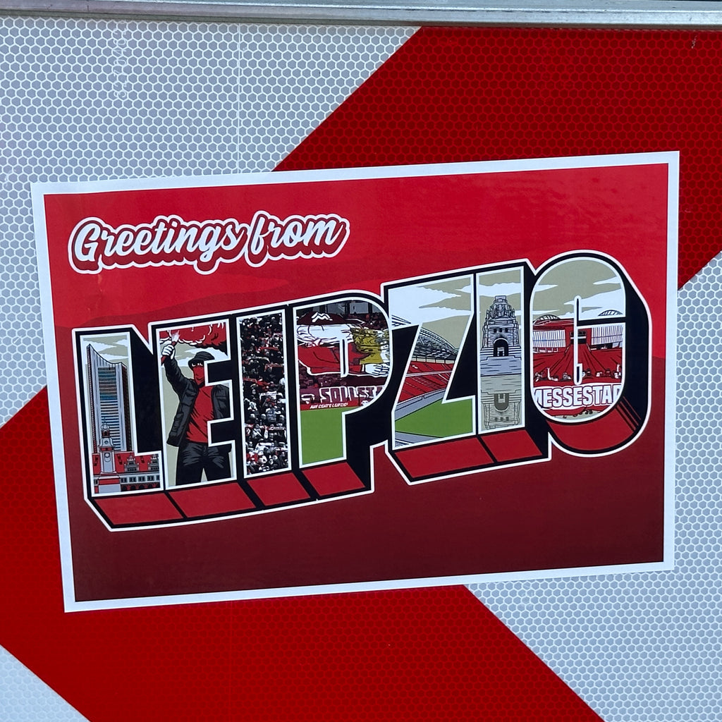XXL-Aufkleber "Greetings from Leipzig"