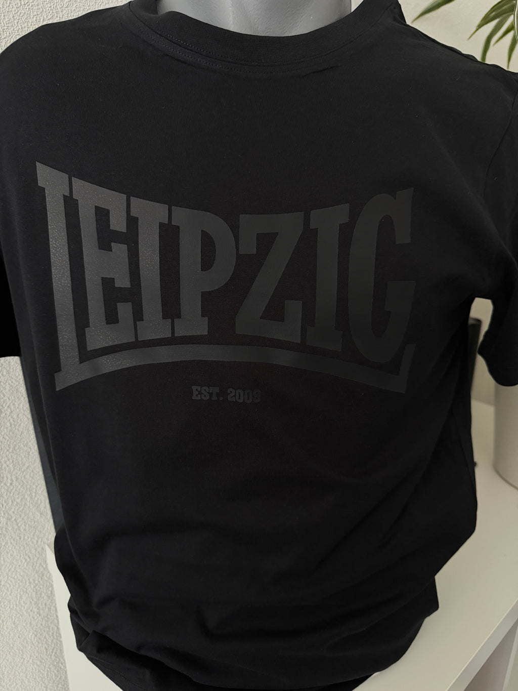 T-Shirt "Leipzig" Black in Black Edition