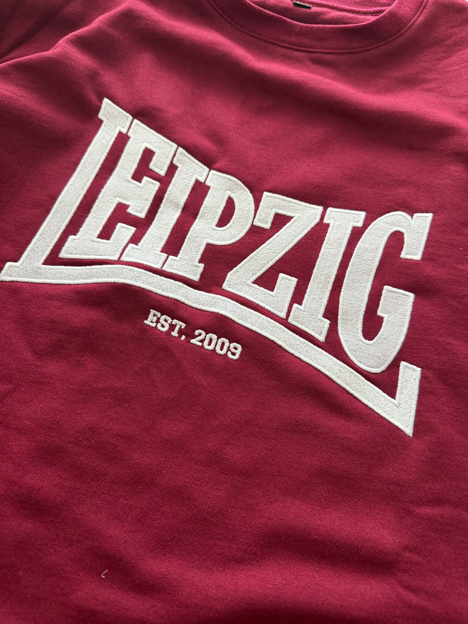 Sweatshirt mit Stick "Leipzig"