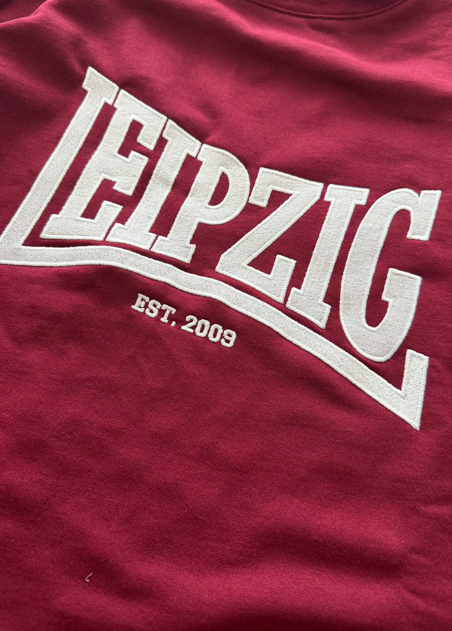 Hoodie mit Stick "Leipzig"