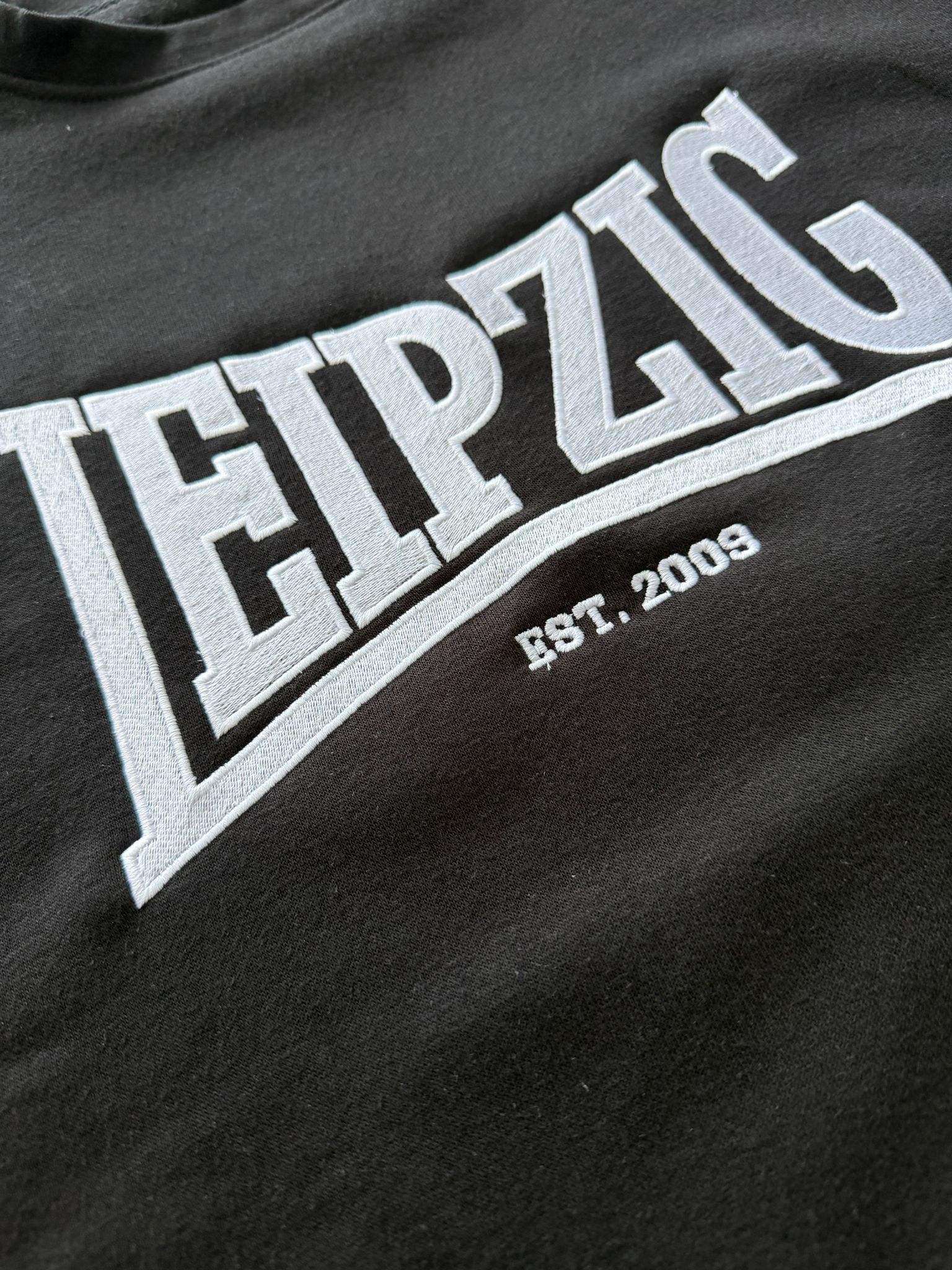 Sweatshirt mit Stick "Leipzig"