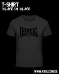 T-Shirt "Leipzig" Black in Black Edition