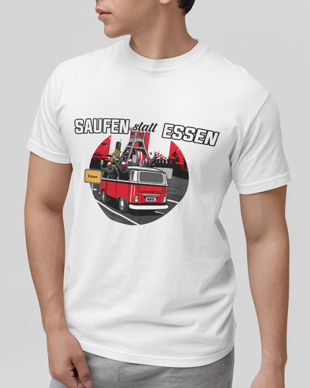T-Shirt "Saufen statt Essen"