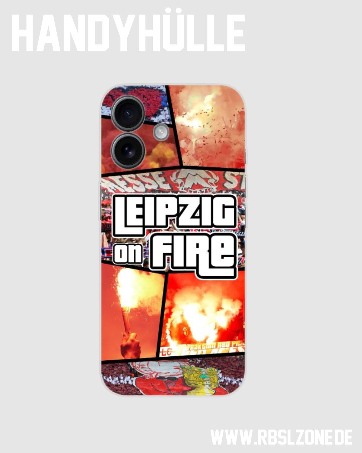 iphone 15 Pro - Smartphone-Hülle "Leipzig on Fire"