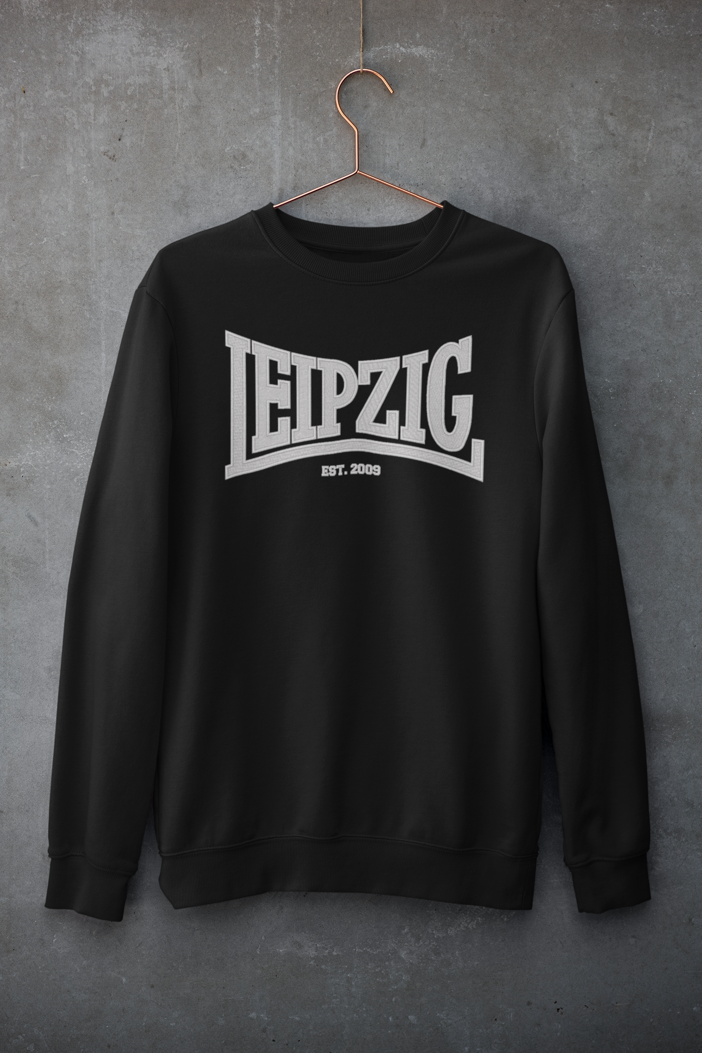 Sweatshirt mit Stick "Leipzig"