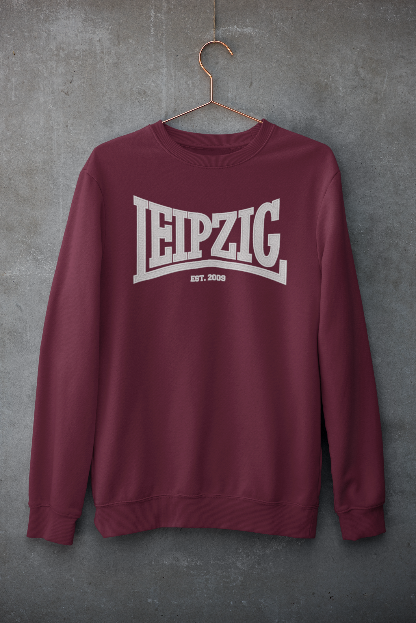 Sweatshirt mit Stick "Leipzig"