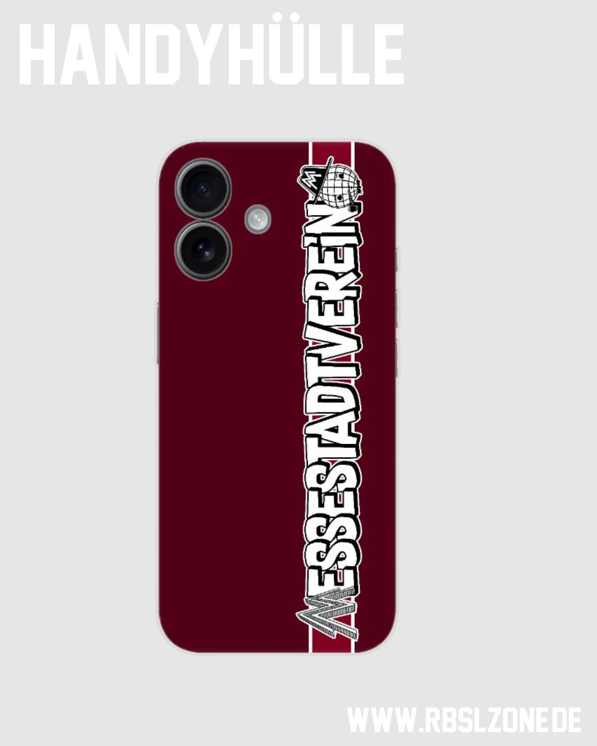 Smartphone-Hülle "Messestadtverein Schriftzug"