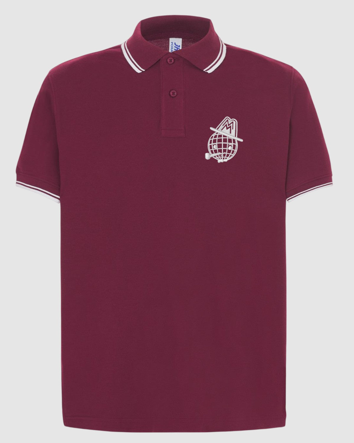 Polo mit Stick "Messemännchen"